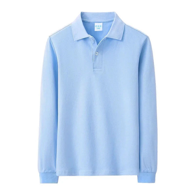 Winter Pure Blue Long-sleeved Top